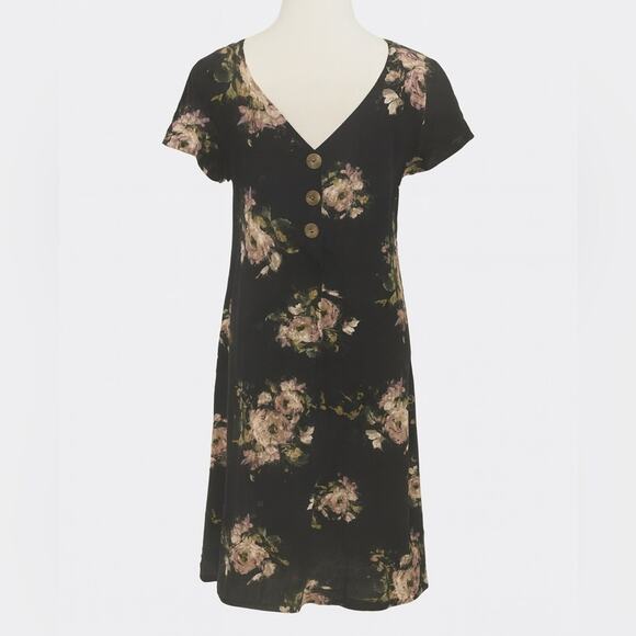 J.Jill Floral Button-Back Midi Dress – Size M Petite - Picture 4 of 4